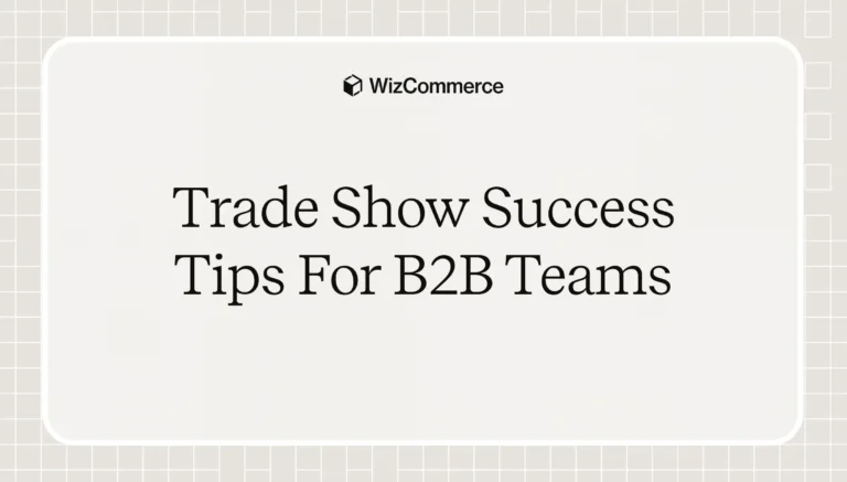 B2B trade show success tips