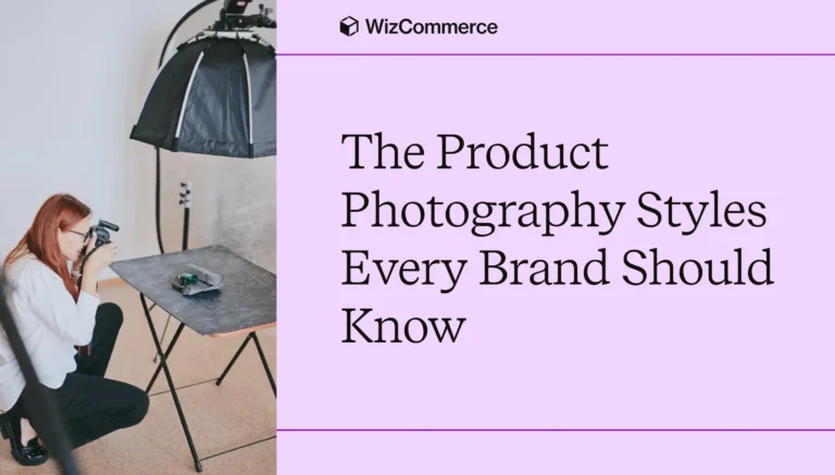 Common product photography styles