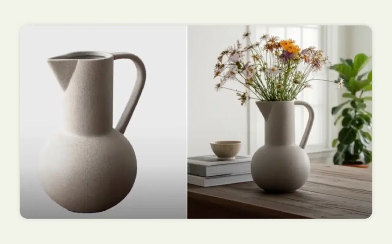 AI lifestyle image generation using WizStudio