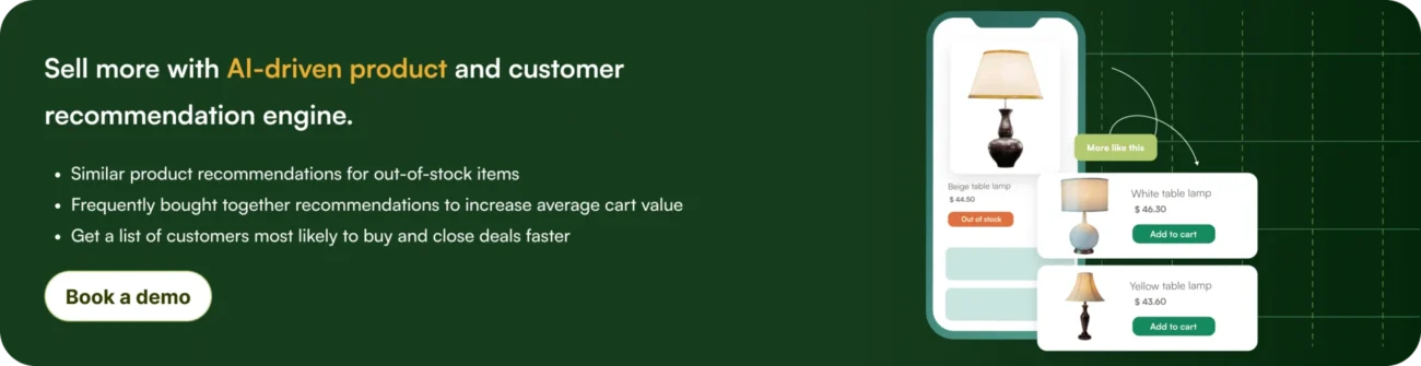 Ai-driven product and customer recommendation engine