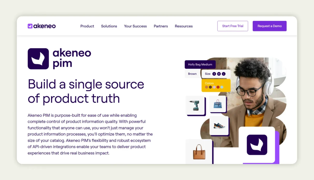 Akeneo homepage