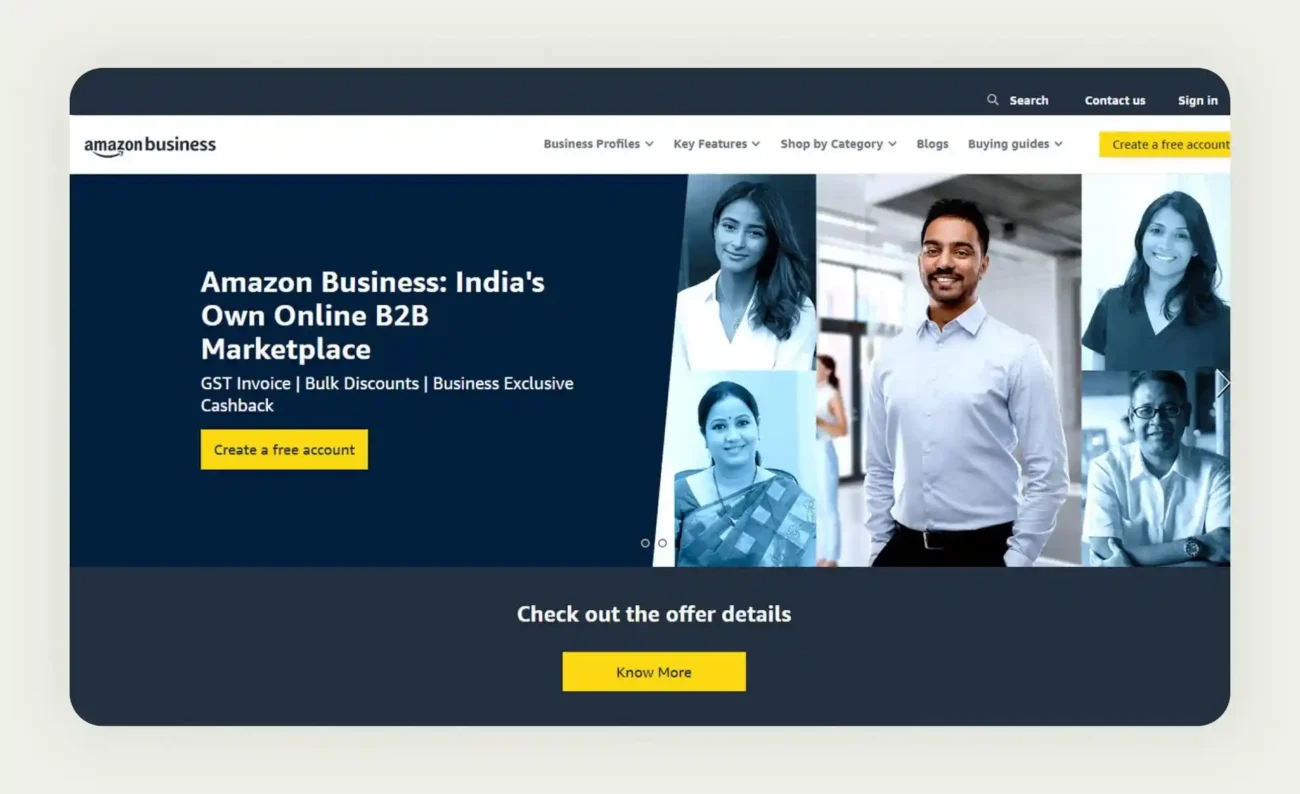 Amazon Business B2B marketplace homepage for wholesale buyers Amazon Business B2B marketplace homepage for wholesale buyers