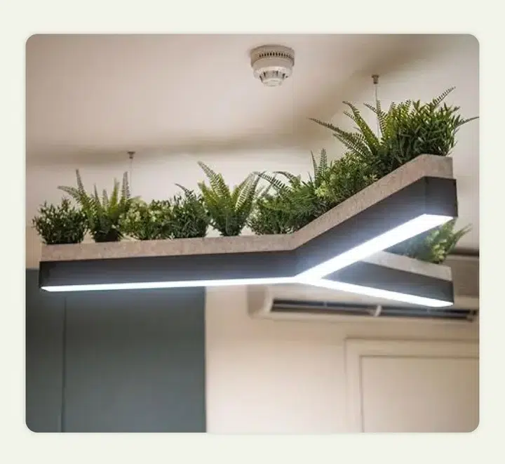 Biophilic design and wellness-oriented lighting are becoming a common trend among trade show booths Biophilic design and wellness-oriented lighting are becoming a common trend among trade show booths