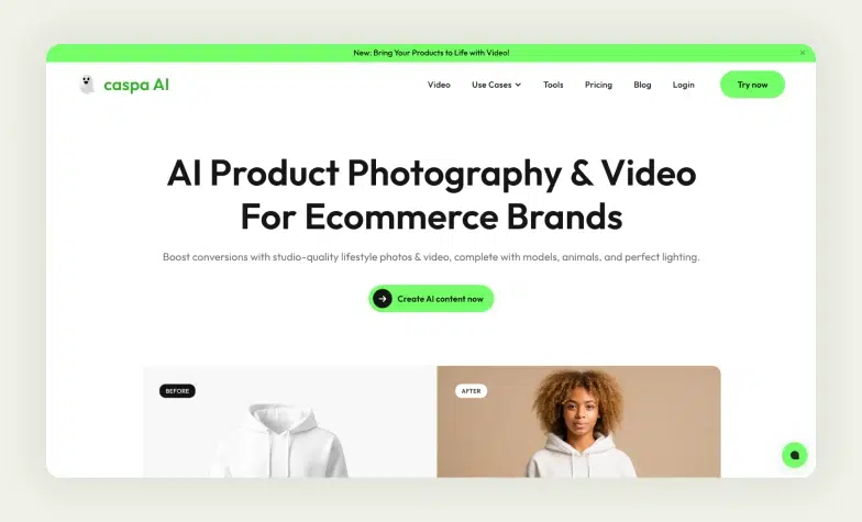 Caspa AI homepage Caspa AI homepage