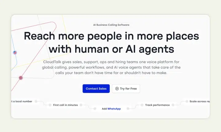 CloudTalk is a cloud-based phone system for sales and customer support teams CloudTalk is a cloud-based phone system for sales and customer support teams