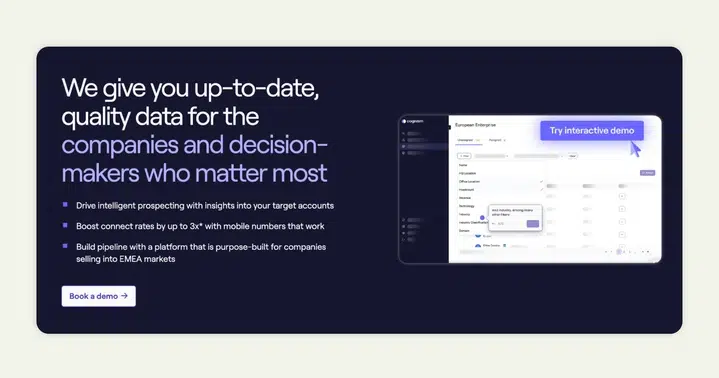 Cognism is a B2B sales intelligence platform with verified contact data Cognism is a B2B sales intelligence platform with verified contact data