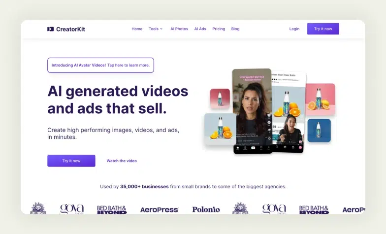 CreatorKit homepage CreatorKit homepage