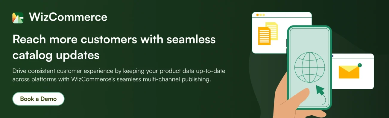 Experience real-time product updates across all platforms with WizCommerce.