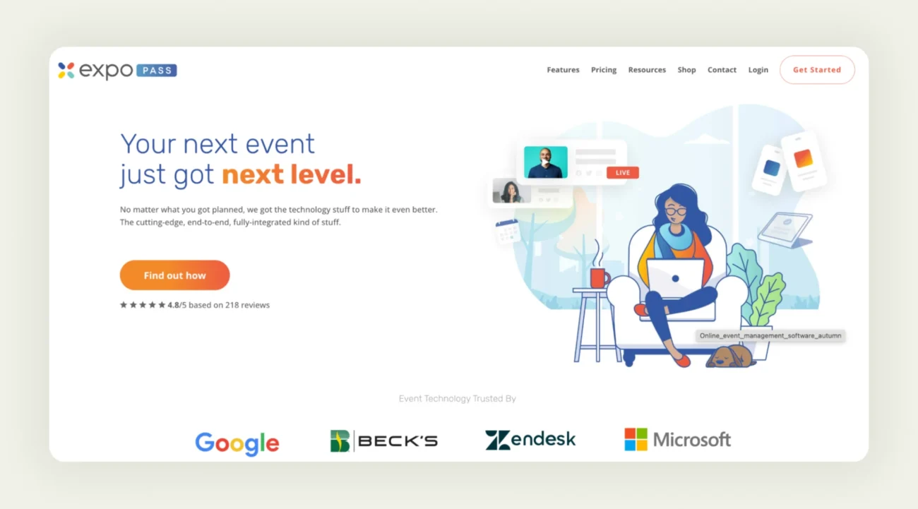 Expo Pass homepage Expo Pass homepage