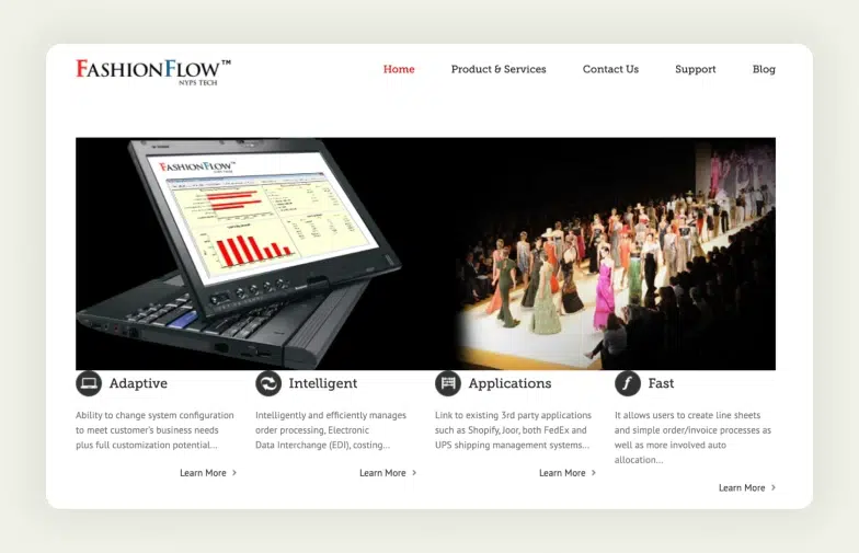 Fashion Flow global apparel ERP software with comprehensive system integration and configuration management.