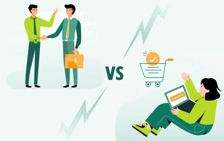 Field sales vs online orders