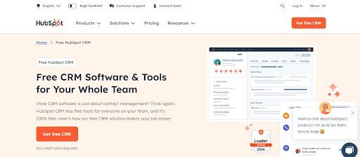 HubSpot Free Version