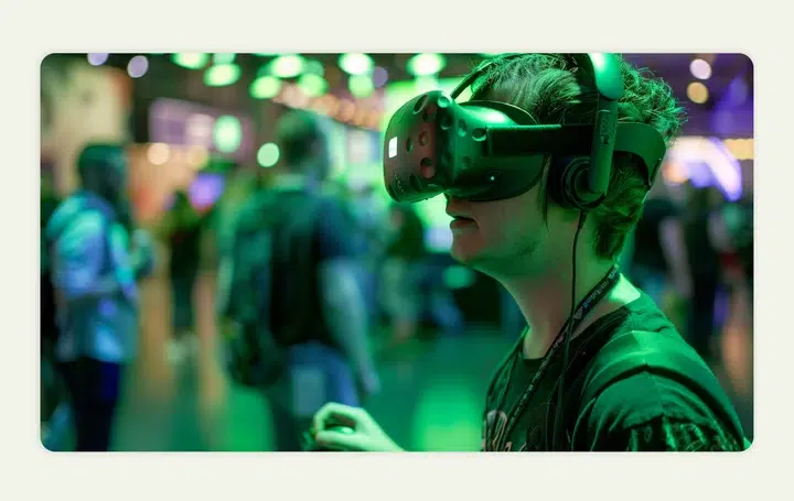 Immersive digital experiences and virtual exhibitions help trade show booths stand out Immersive digital experiences and virtual exhibitions help trade show booths stand out