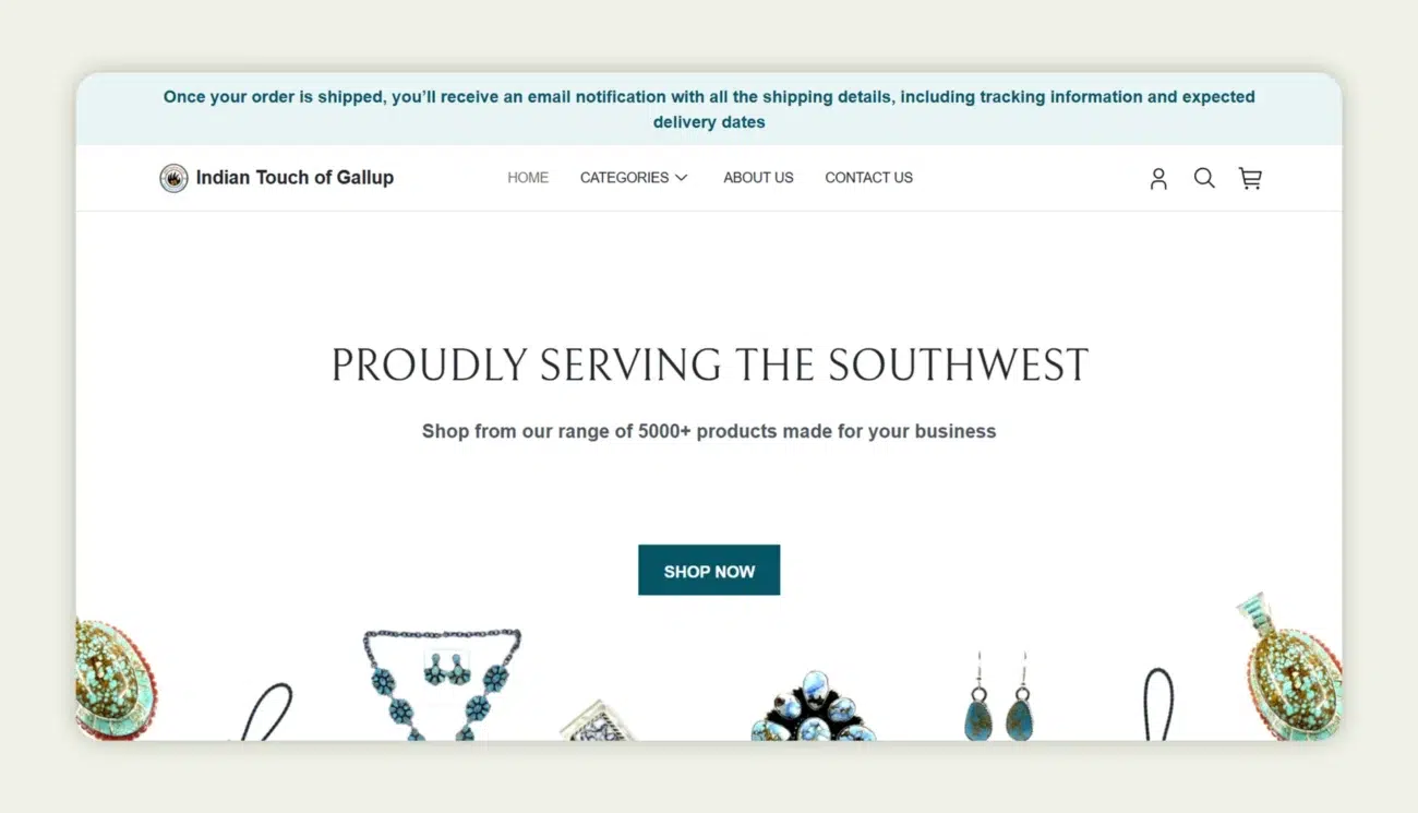 Indian Touch of Gallup homepage Indian Touch of Gallup homepage