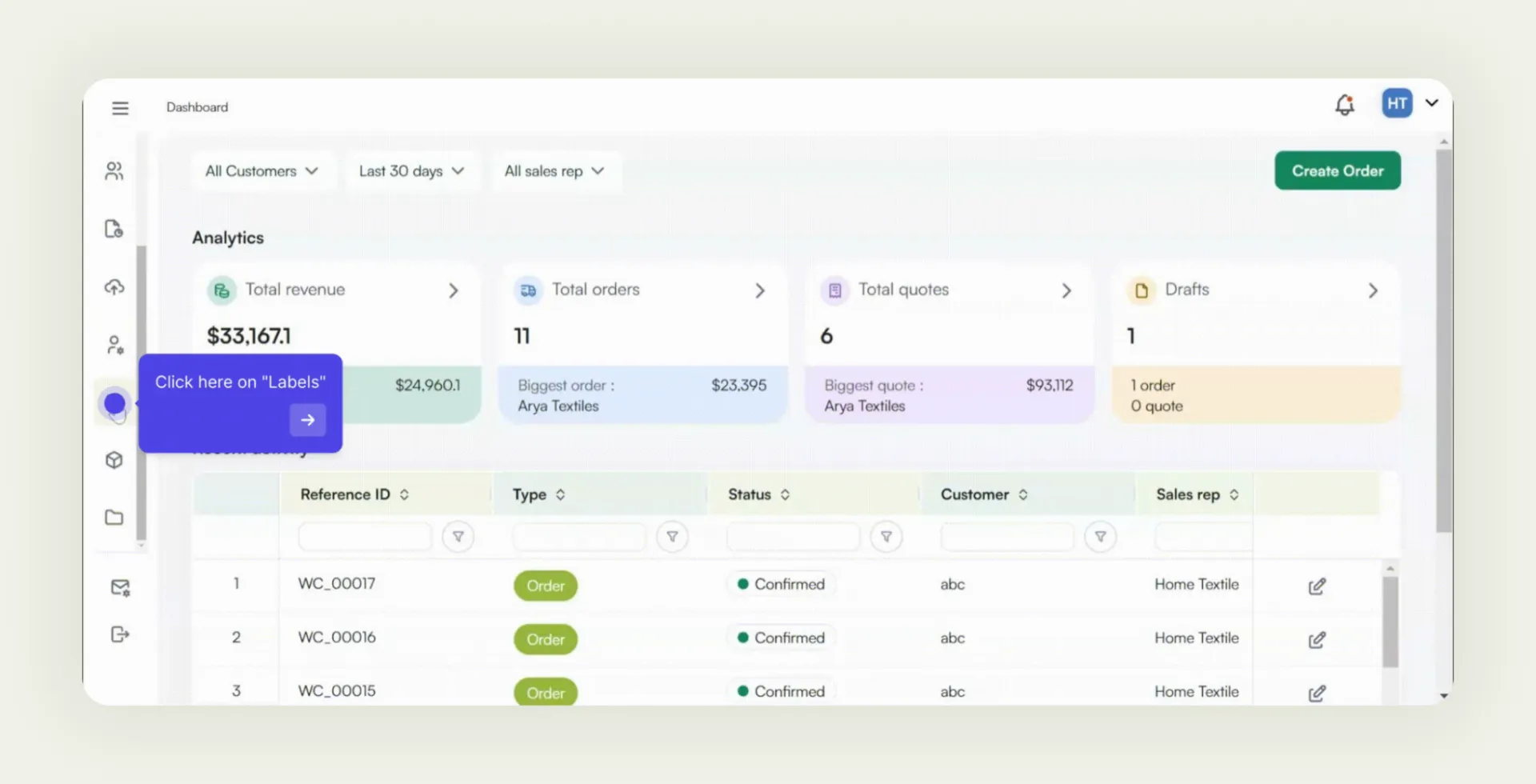 Label Management in WizCommerce Label Management in WizCommerce