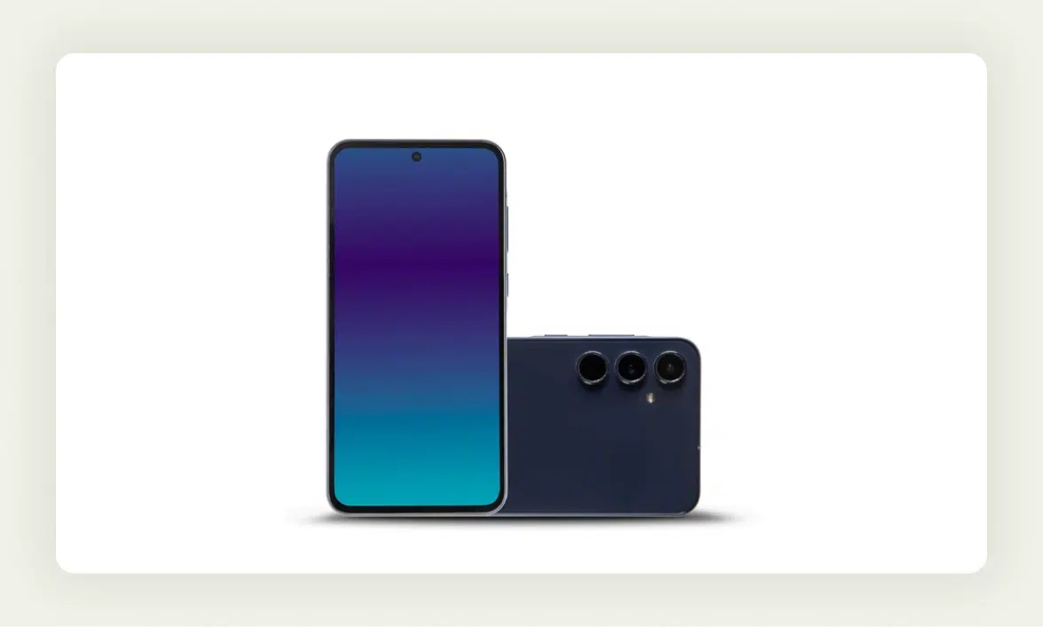 Latest smartphones with custom branding and accessories for VIP trade show clients