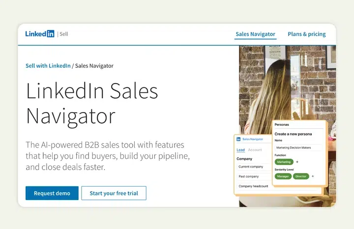 LinkedIn Sales Navigator is LinkedIn's premium tool for B2B prospecting and social selling LinkedIn Sales Navigator is LinkedIn's premium tool for B2B prospecting and social selling