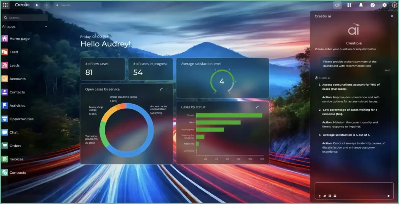 No-code CRM platform with workflow automation and business process management capabilities.