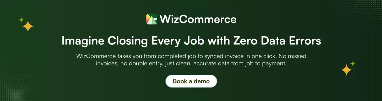 One-click QuickBooks work order sync with WizCommerce One-click QuickBooks work order sync with WizCommerce