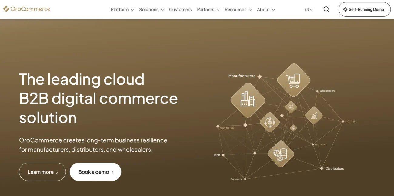 OroCommerce website OroCommerce website