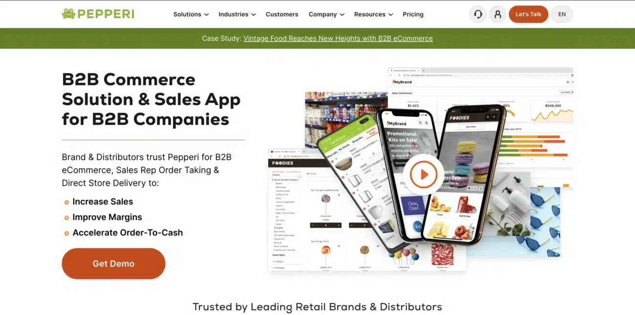 Pepperi website Pepperi website