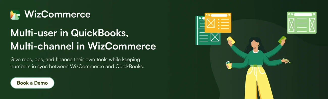 QuickBooks integration with WizCommerce multi-channel order management. QuickBooks integration with WizCommerce multi-channel order management.