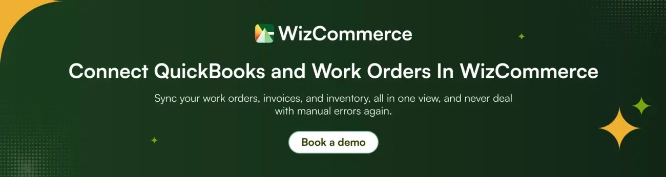 QuickBooks work order integration solution WizCommerce QuickBooks work order integration solution WizCommerce