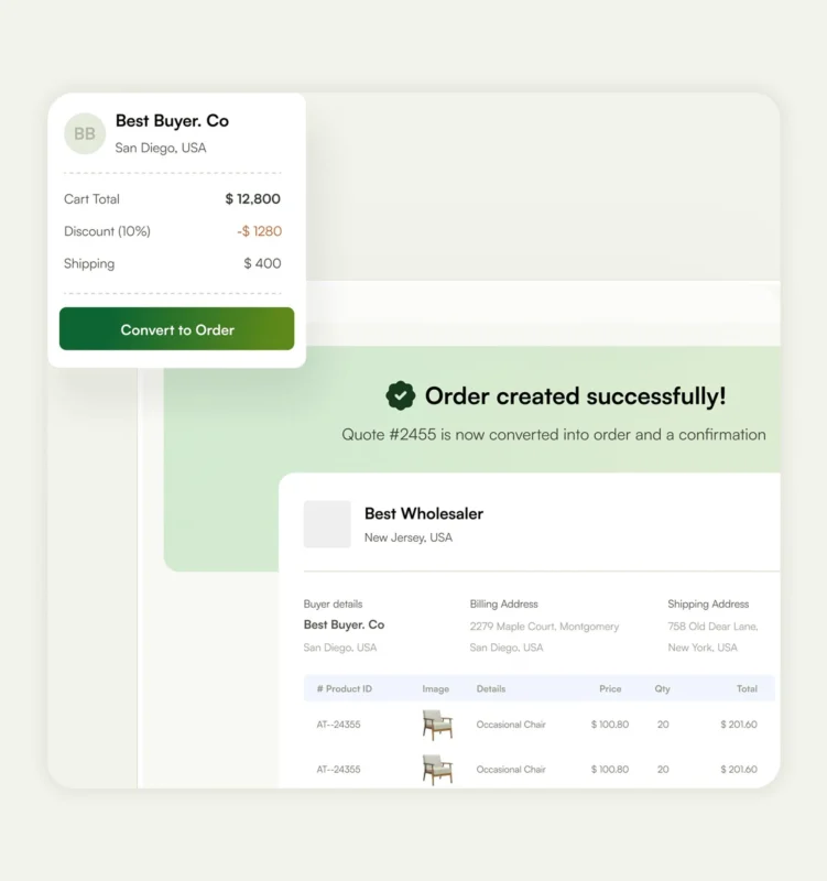 Quote-to-convert feature in WizCommerce Quote-to-convert feature in WizCommerce