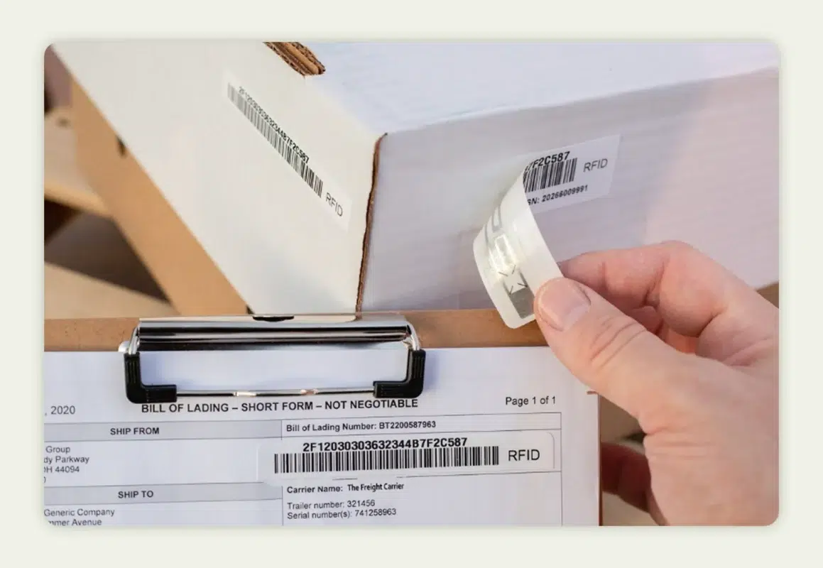 Radiofrequency identification (RFID) tags