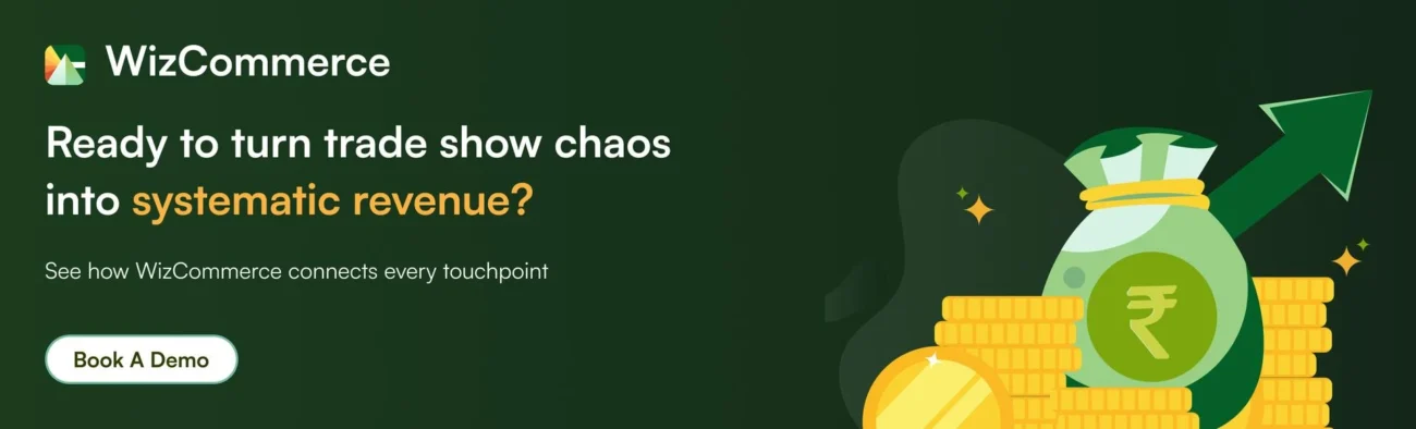 See how WizCommerce connects every tradeshow touchpoint