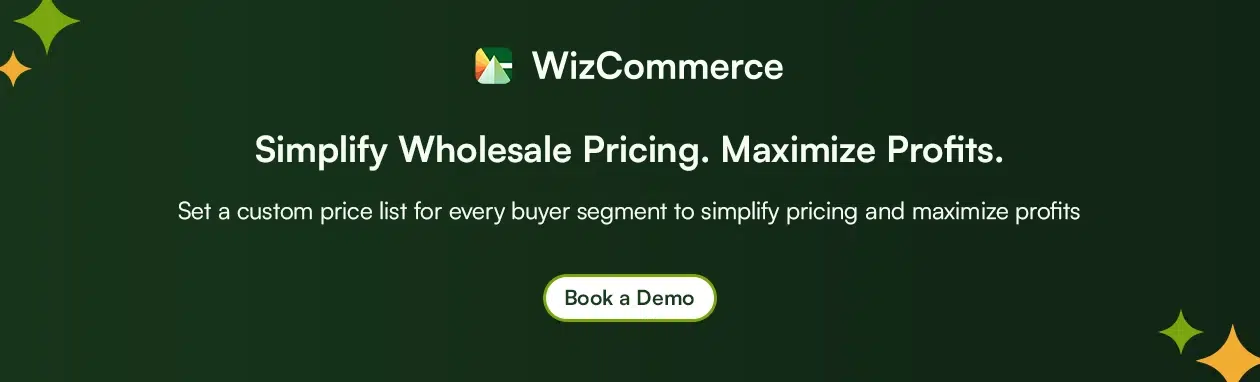 Simplify wholesale pricing using WizCommerce