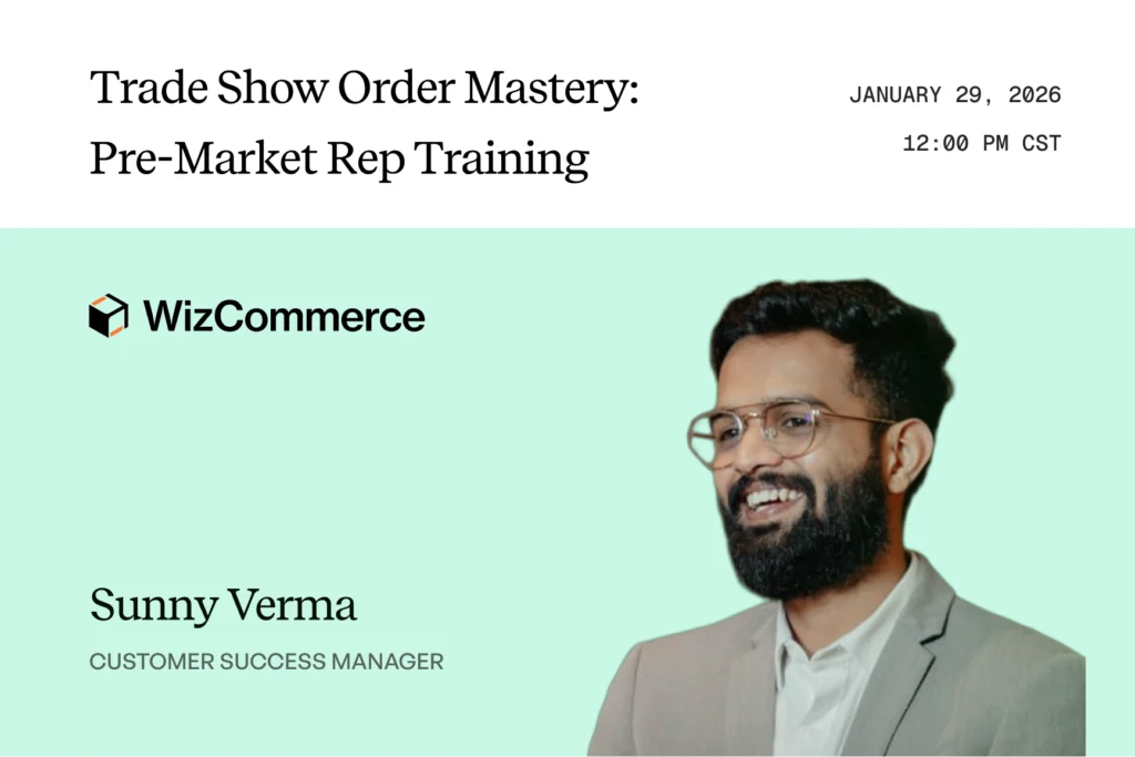 Trade Show Order Mastery webinar on pre-market rep training and improving order capture at trade shows