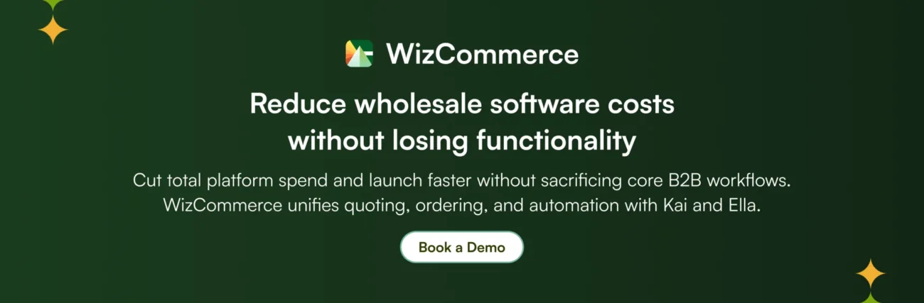 Unified B2B and B2C commerce platform with WizCommerce