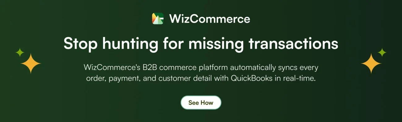 Use WizCommerce for seamless order management and integration with QuickBooks
