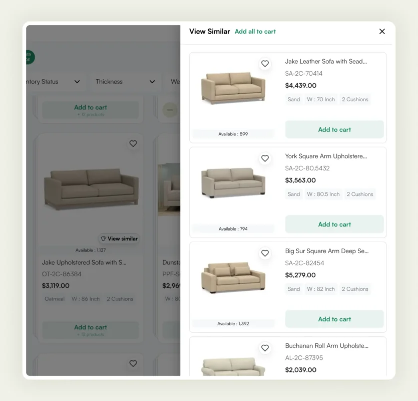 View similar product suggestions in WizOrder View similar product suggestions in WizOrder