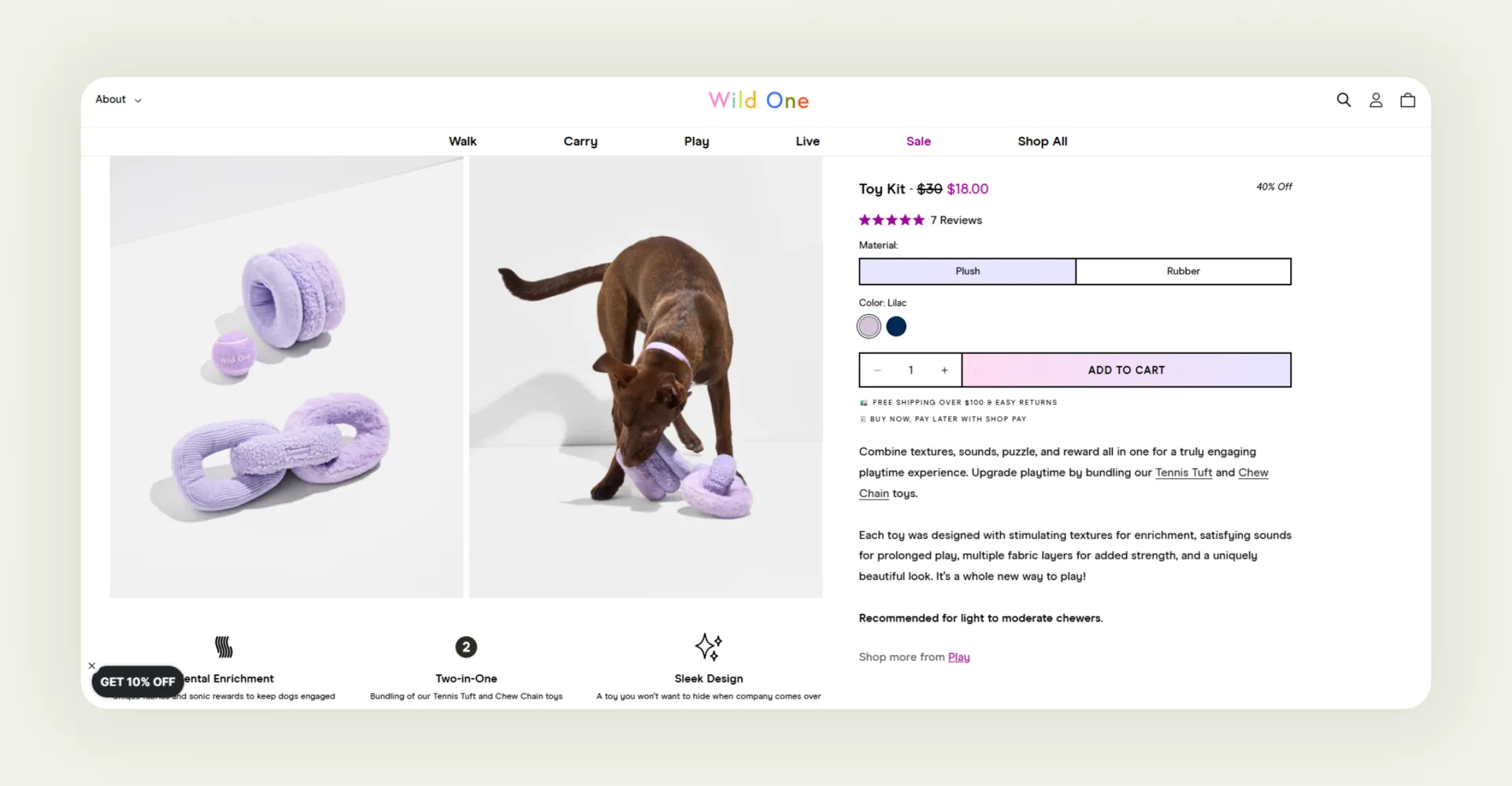 Wild One example of kitting in the pet products industry Wild One example of kitting in the pet products industry