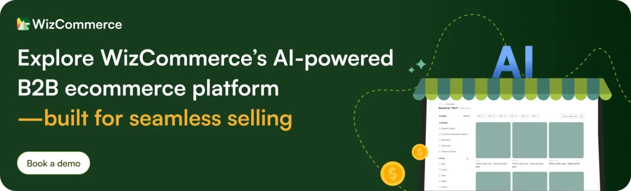 WizCommerce B2B ecommerce platform built for seamless wholesale selling WizCommerce B2B ecommerce platform built for seamless wholesale selling