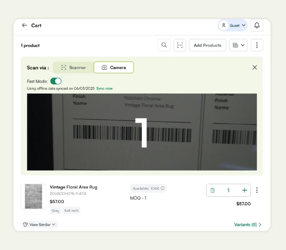 WizCommerce, B2B order taking app at trade shows WizCommerce, B2B order taking app at trade shows