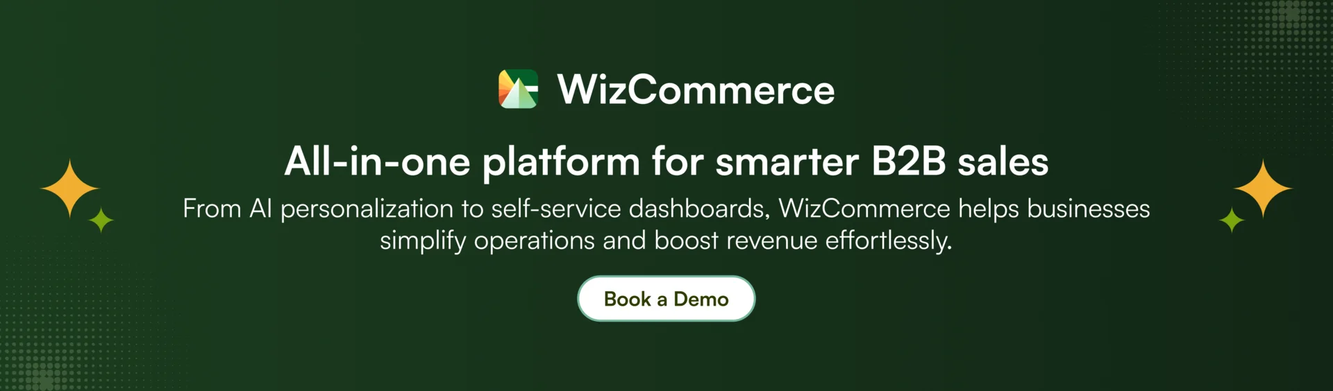 WizCommerce all-in-one B2B ecommerce platform features WizCommerce all-in-one B2B ecommerce platform features