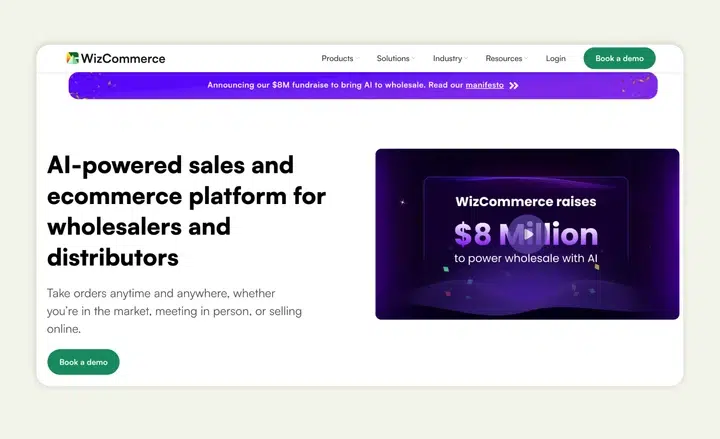 WizCommerce is a cloud-based B2B sales automation and ecommerce platform for wholesalers and distributors WizCommerce is a cloud-based B2B sales automation and ecommerce platform for wholesalers and distributors