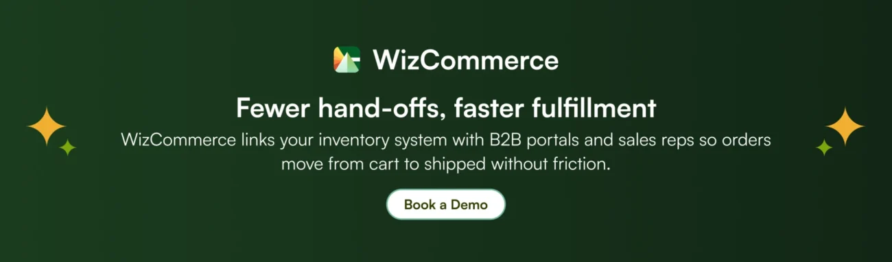 WizCommerce offers faster wholesale fulfillment through end-to-end integration.