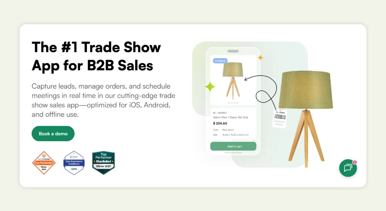WizCommerce tradeshow app