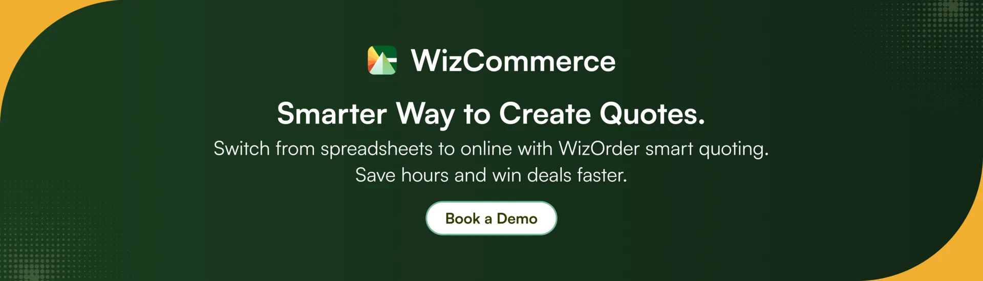 WizCommerce’s quoting software, WizOrder, replaces manual quote entry.