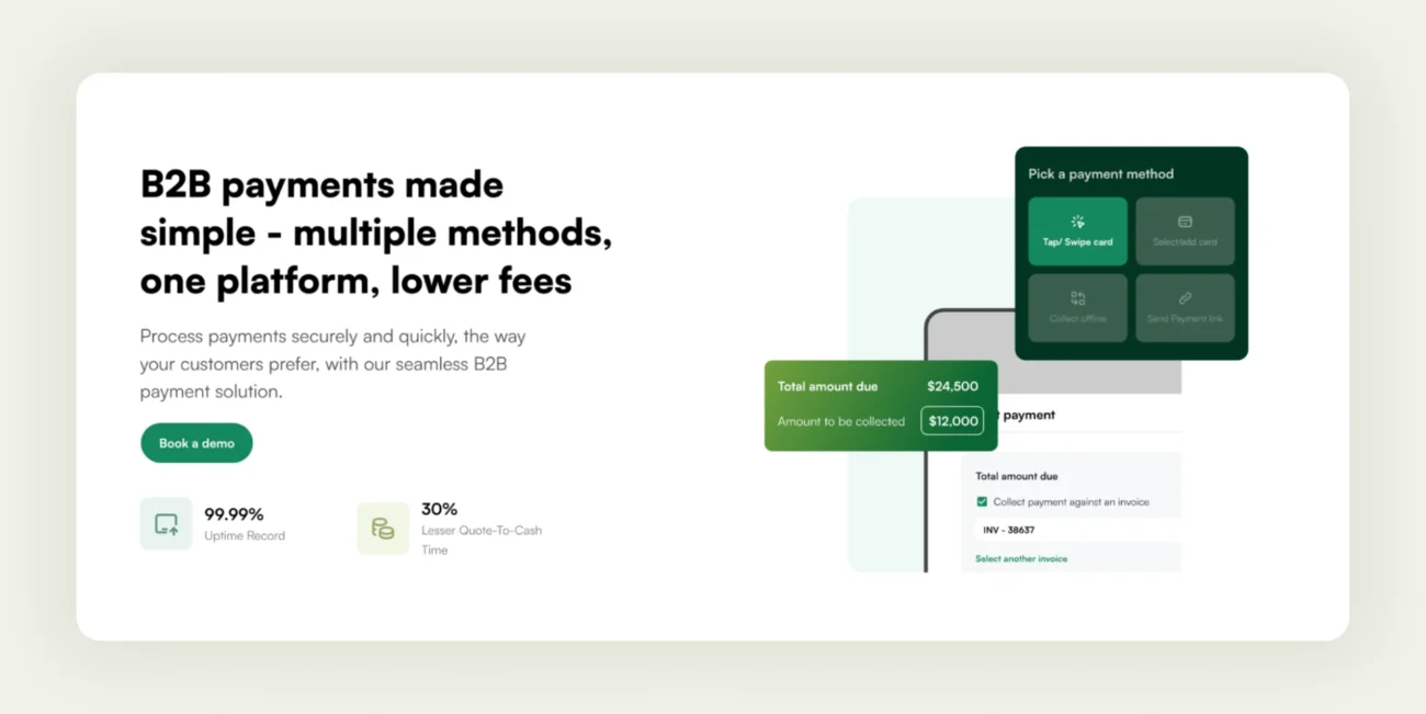 WizPay by WizCommerce homepage