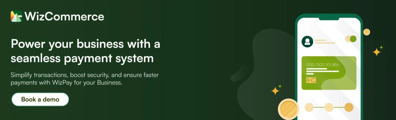 WizPay demo booking for businesses seeking superior B2B payment processing solutions