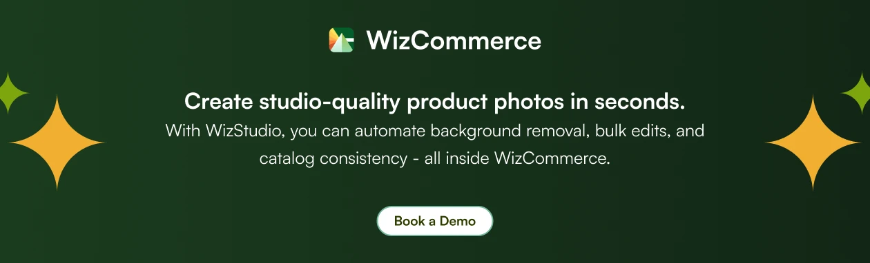 WizStudio AI product photo generator creating studio-quality ecommerce visuals. WizStudio AI product photo generator creating studio-quality ecommerce visuals.
