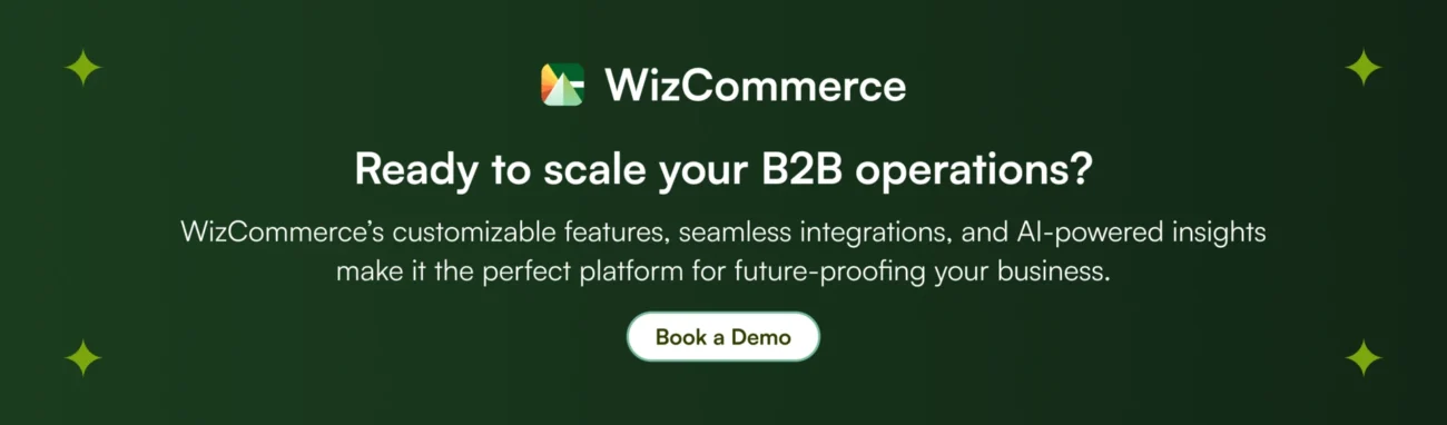 Wizcommerce helps scale b2b operations.