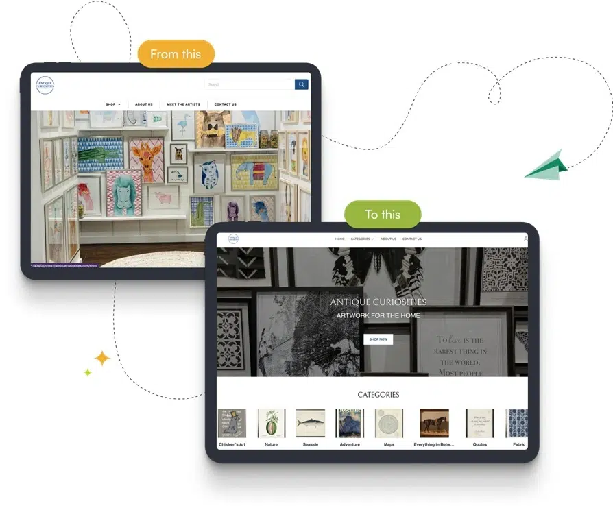 Wizcommerce success story: Antique Curiosities