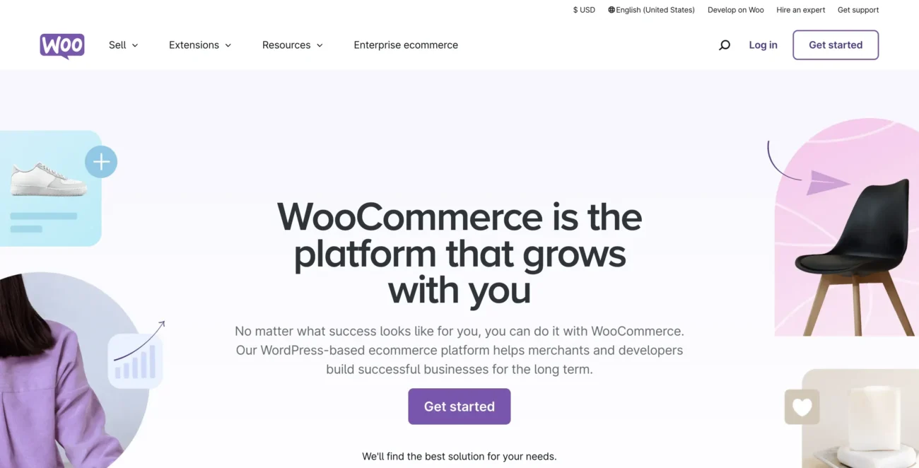WooCommerce website WooCommerce website