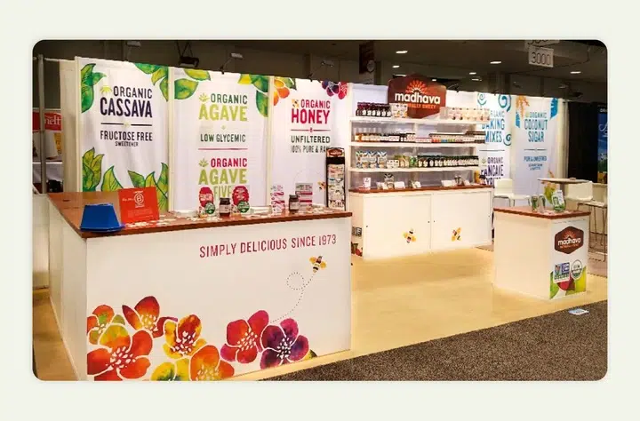 food booth with decor and thematic element